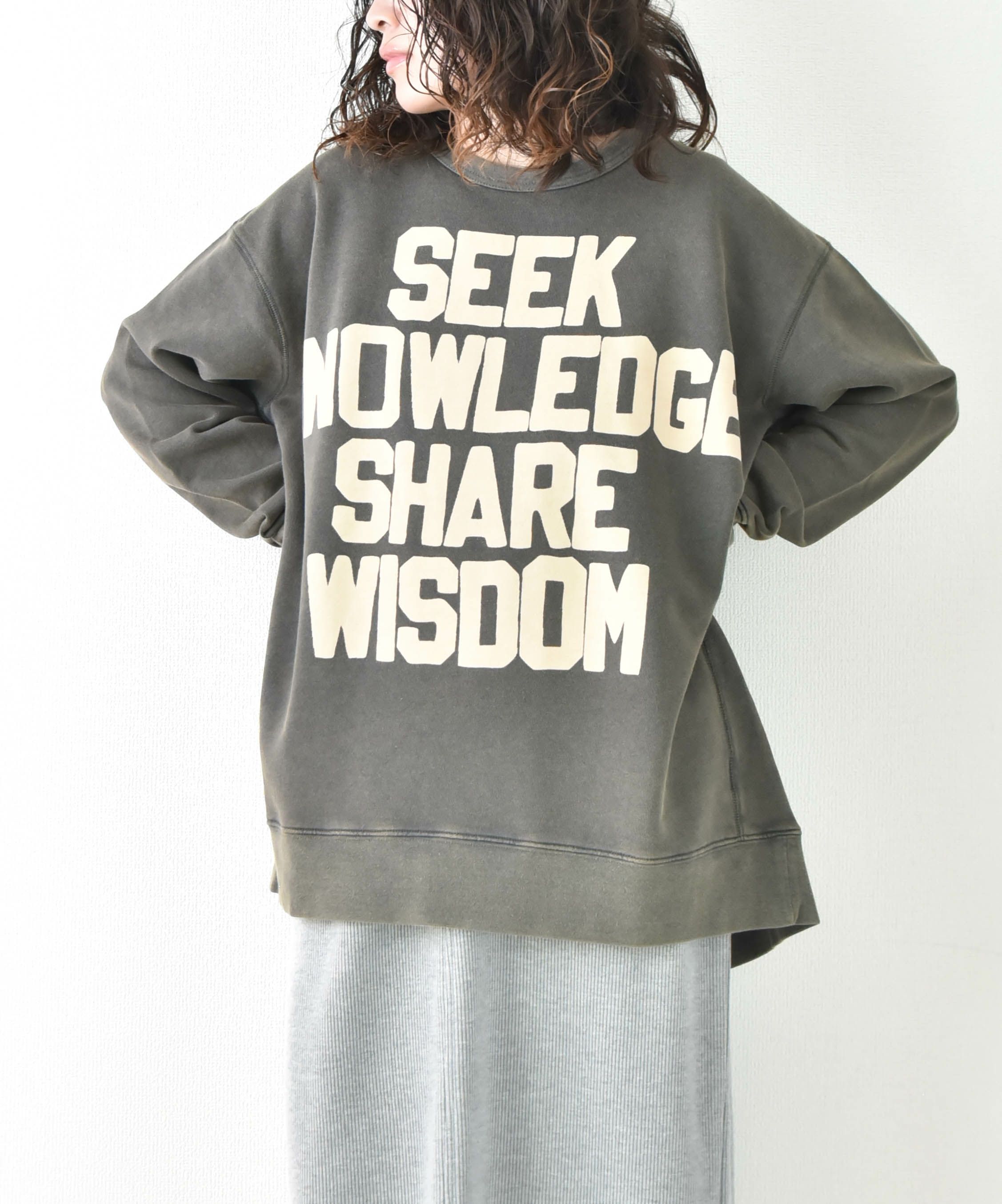 day standard｜ロゴワイドトレーナー [[M0425221]][D]