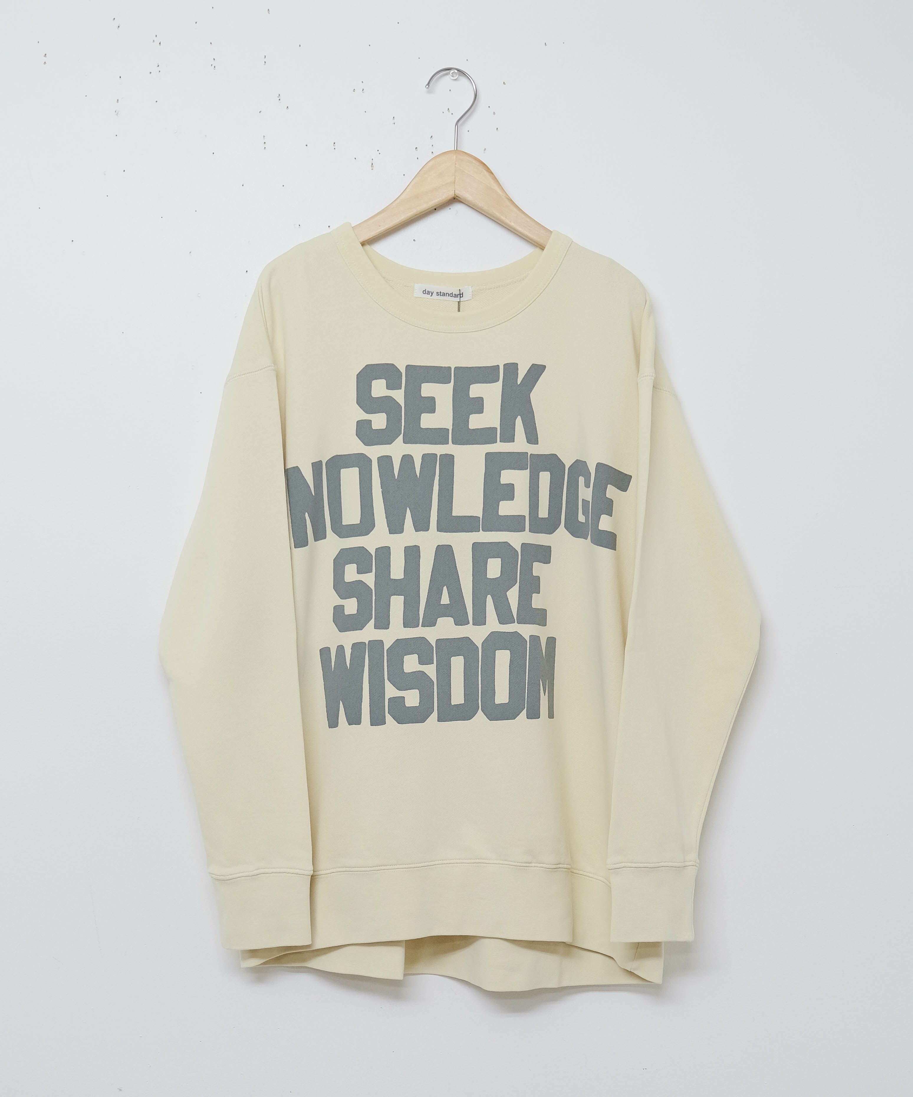 day standard｜ロゴワイドトレーナー [[M0425221]][D]