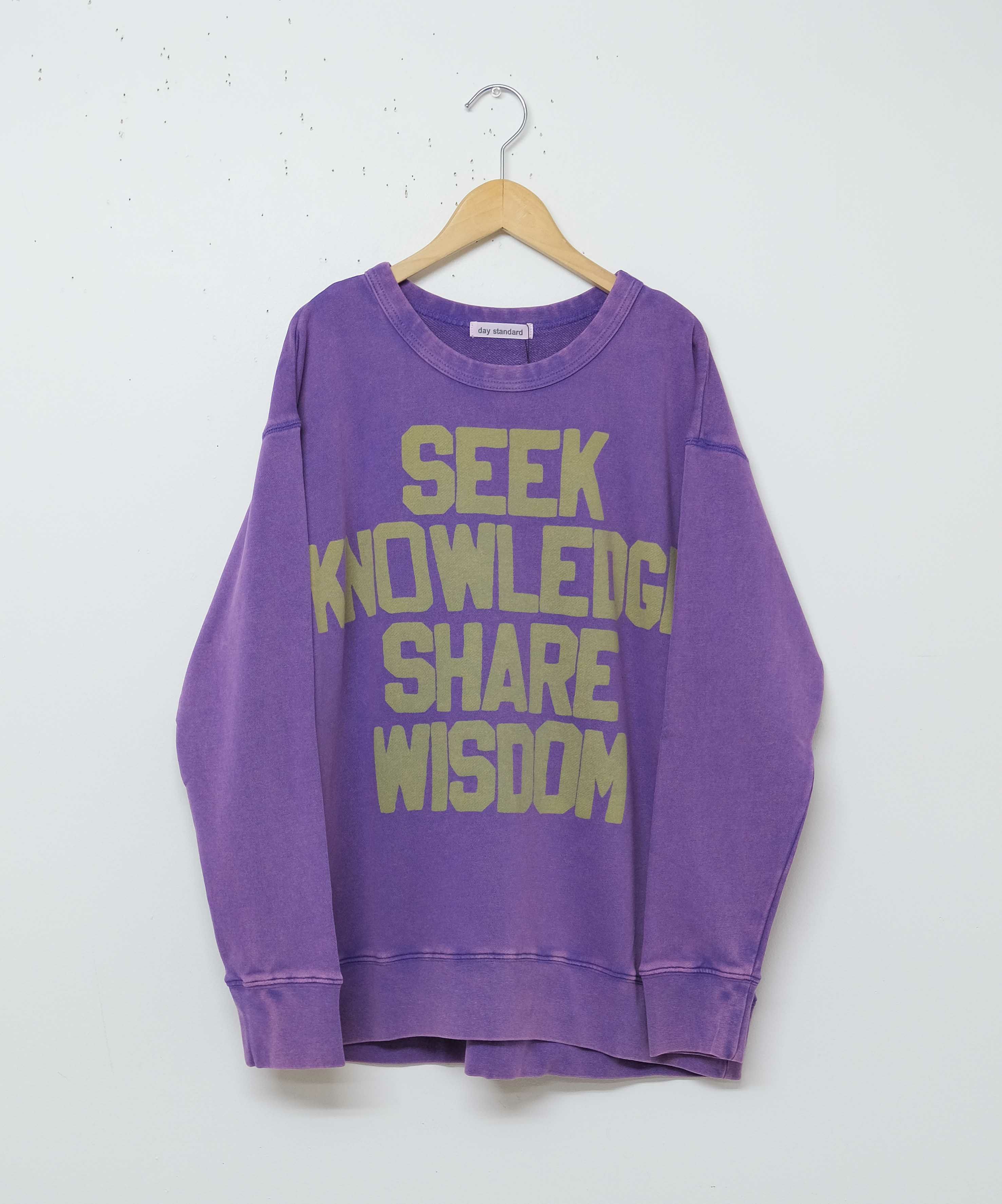 day standard｜ロゴワイドトレーナー [[M0425221]][D]