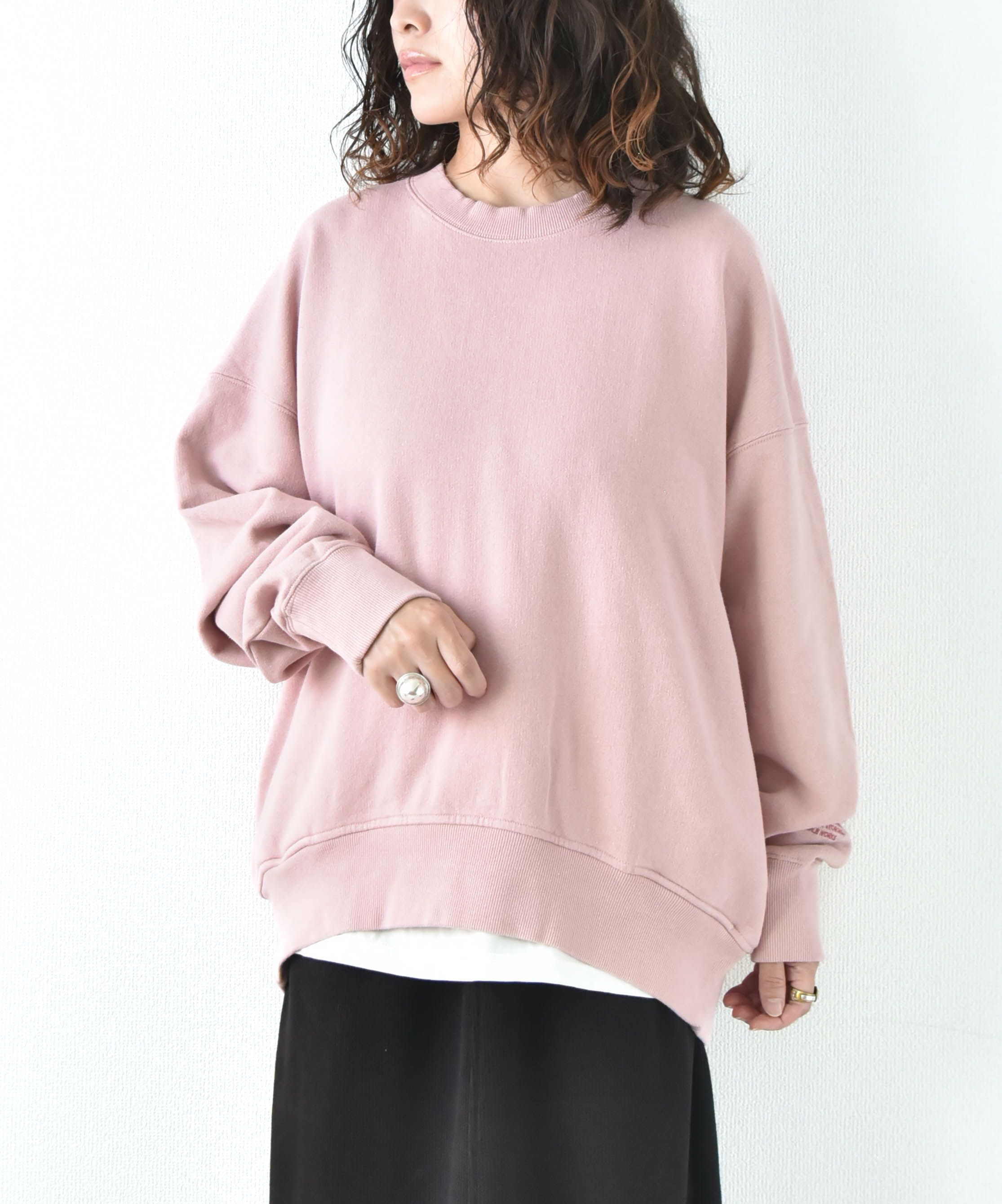 day standard｜柔らか裏毛サイドポケットトレーナー [[W8215222]][D]