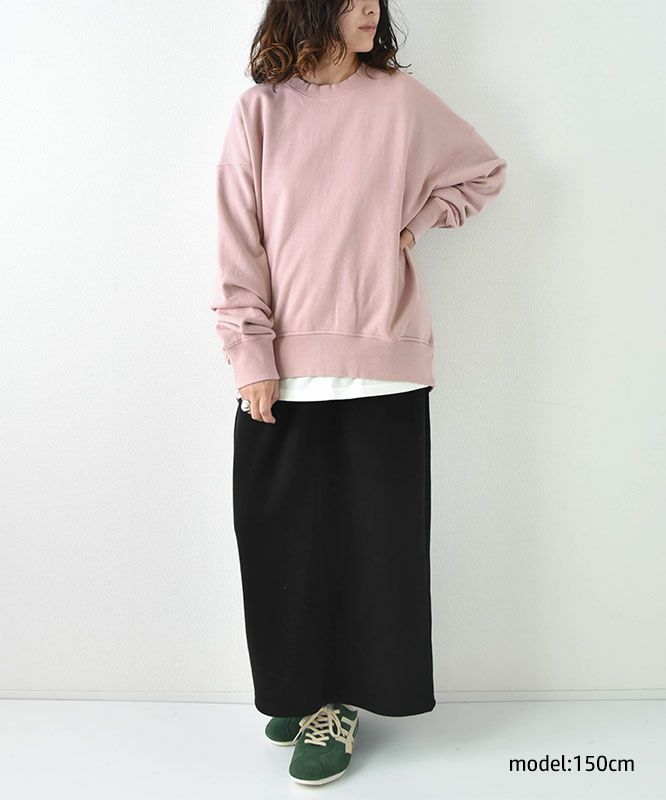 day standard｜柔らか裏毛サイドポケットトレーナー [[W8215222]][D]