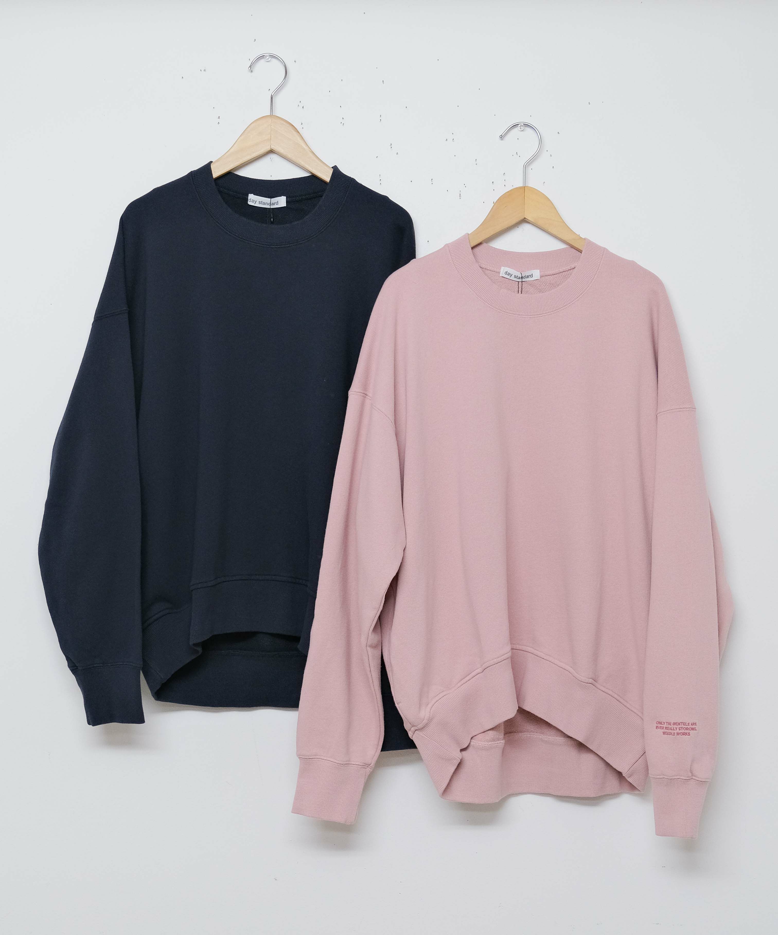 day standard｜柔らか裏毛サイドポケットトレーナー [[W8215222]][D]