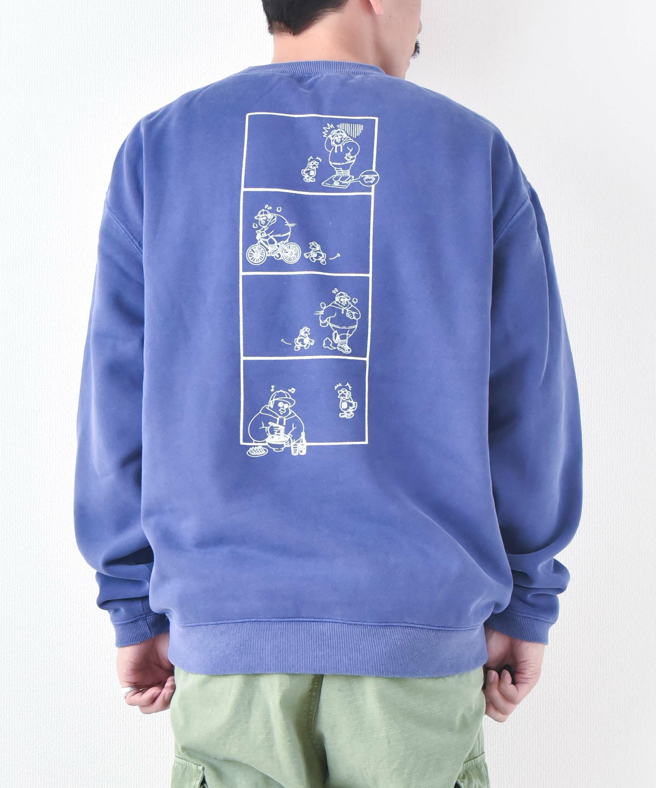 duckster｜リバーシブルクルーネックスウェット(DUCK‘S GYM) [[940204]][D]