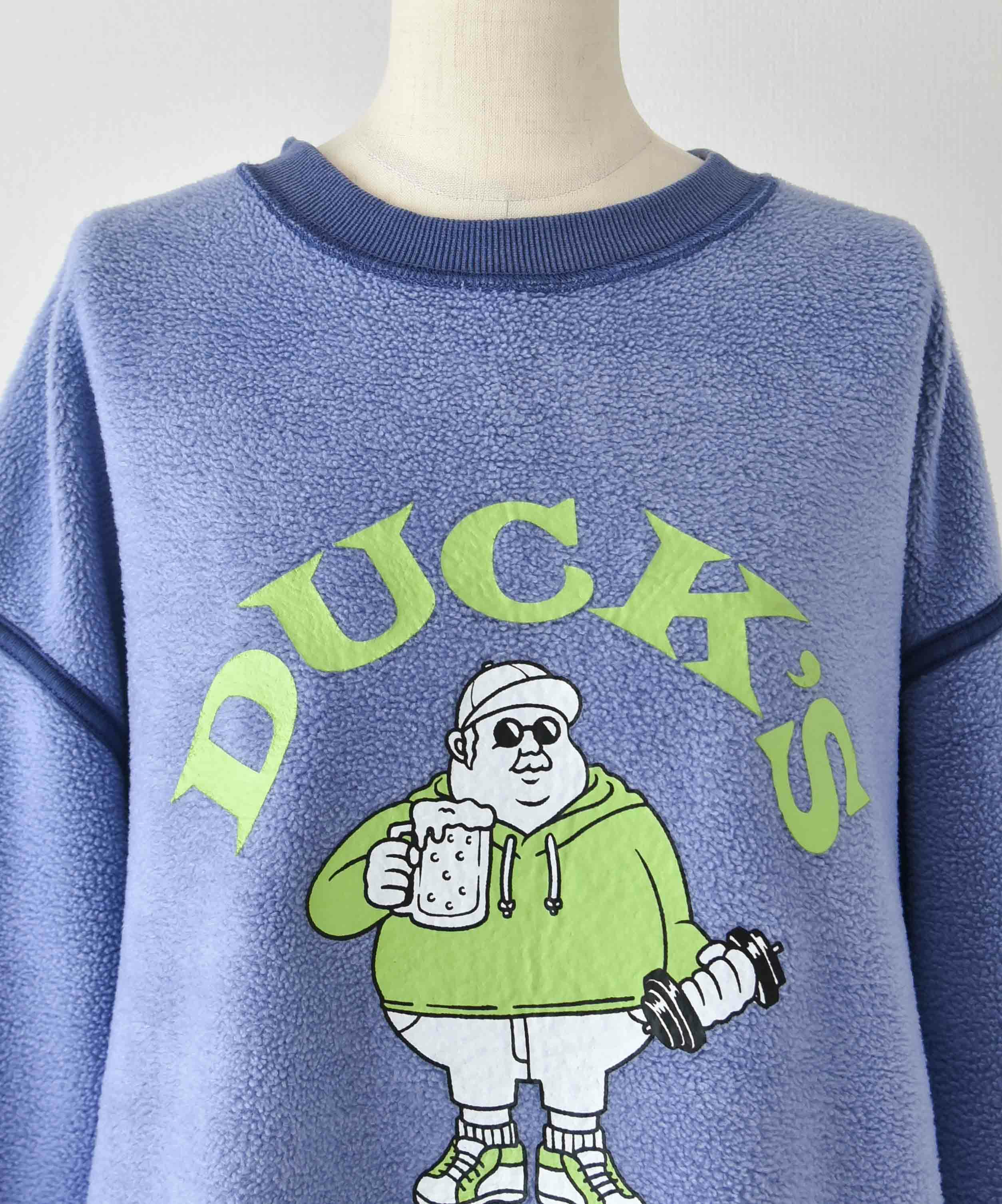duckster｜リバーシブルクルーネックスウェット(DUCK‘S GYM) [[940204]][D]