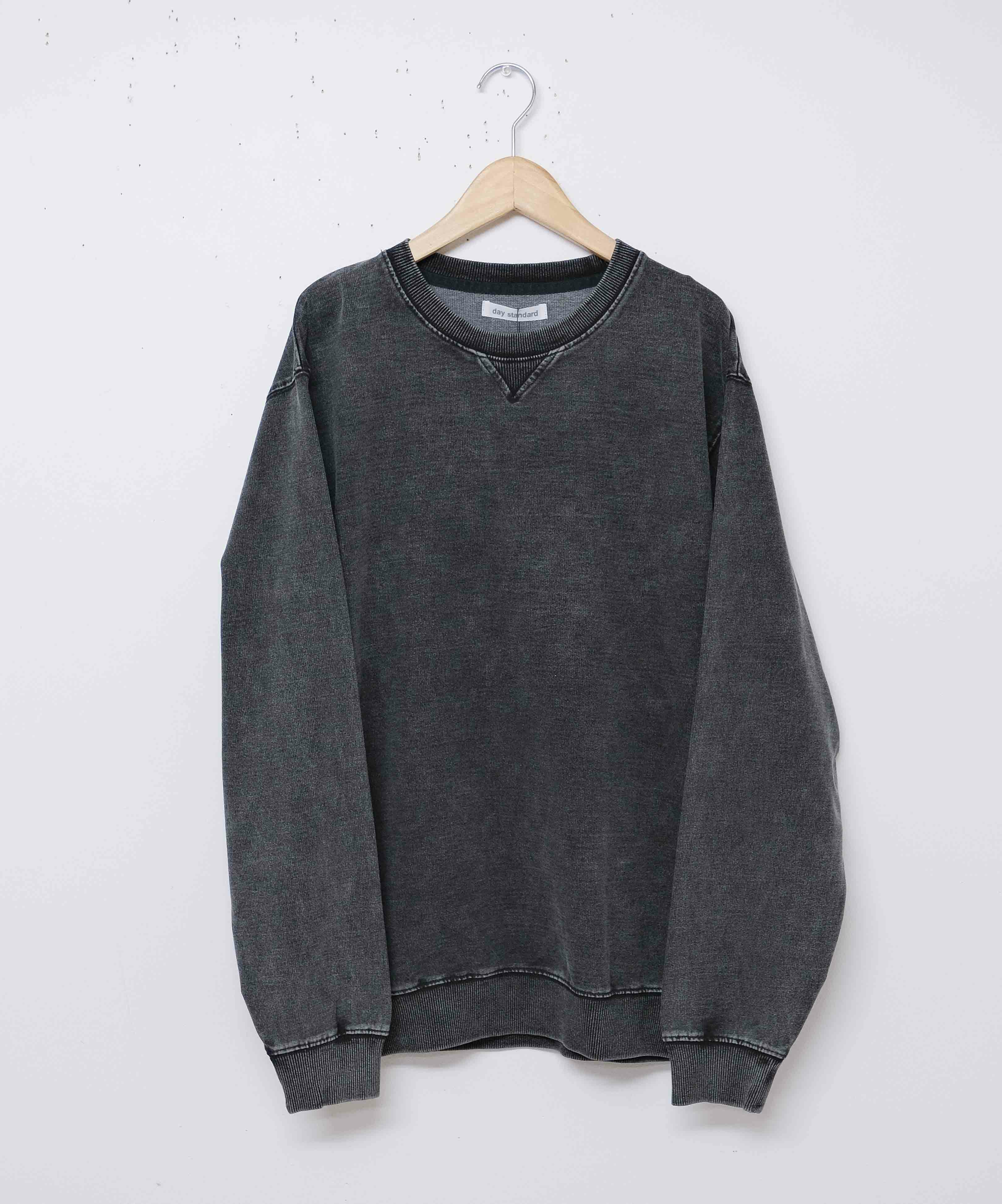 day standard｜カットデニムケミカルトレーナー [[121954]][D]