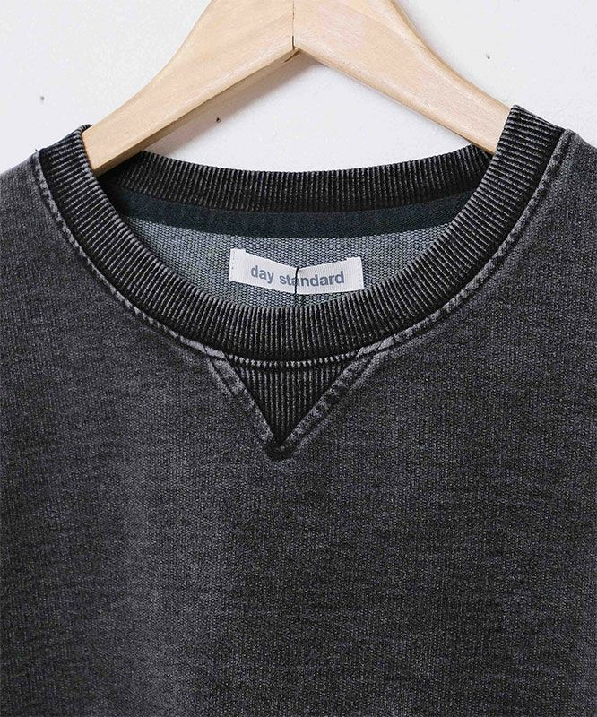 day standard｜カットデニムケミカルトレーナー [[121954]][D]