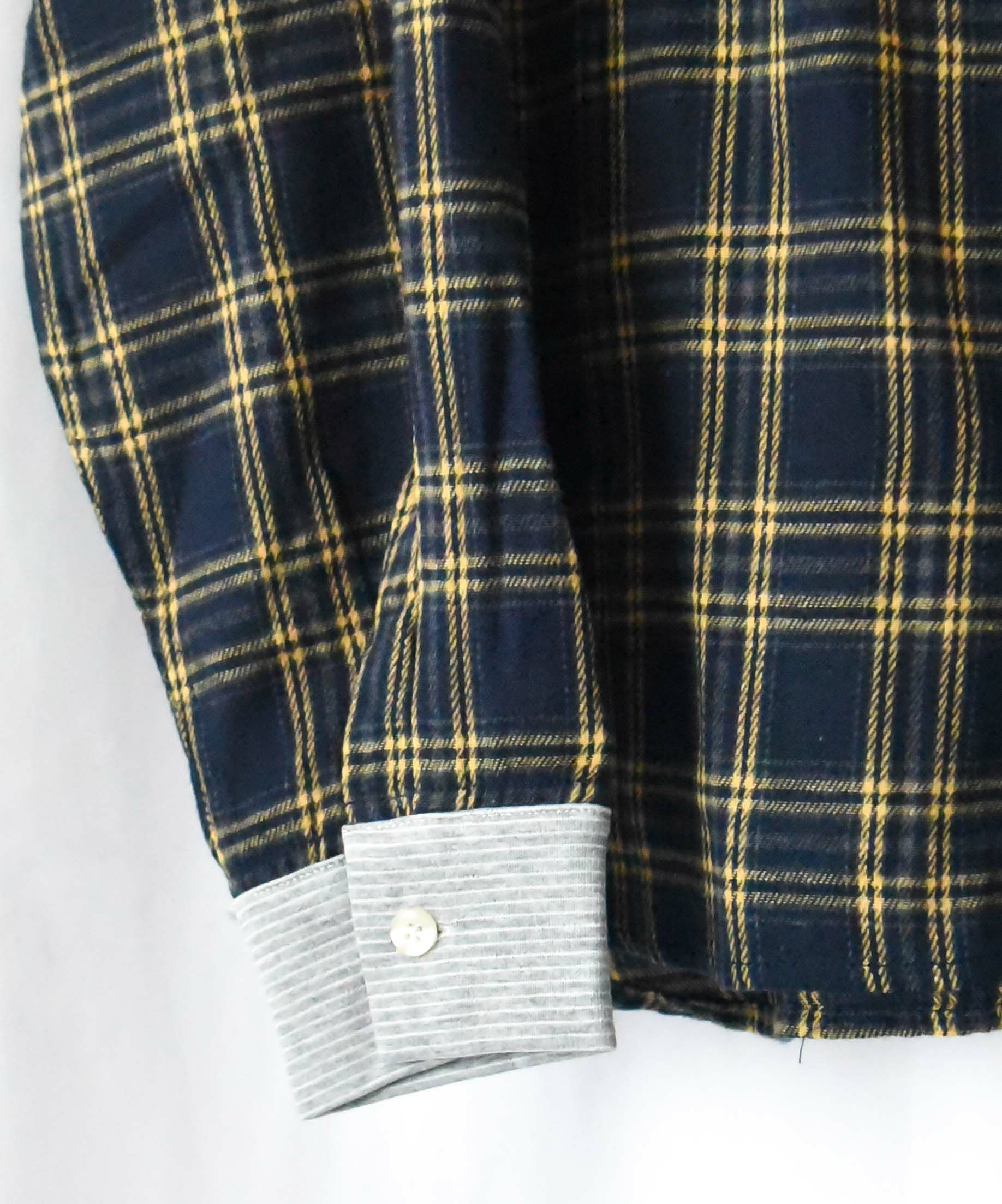 ジムマスター｜2WAY ショールカラー　チェックネルシャツ [[G433755]][D]