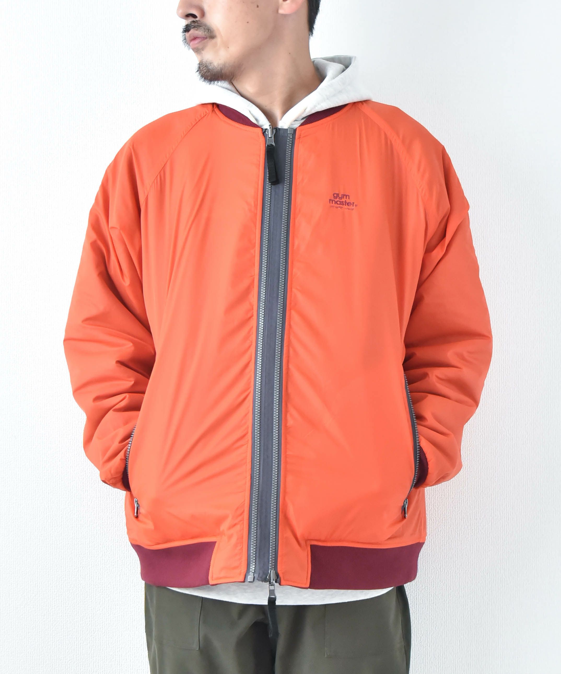 ジムマスター｜12ozヘビー裏起毛スウェットリバーシブルダブルジップジャケット [[G633701]][D]