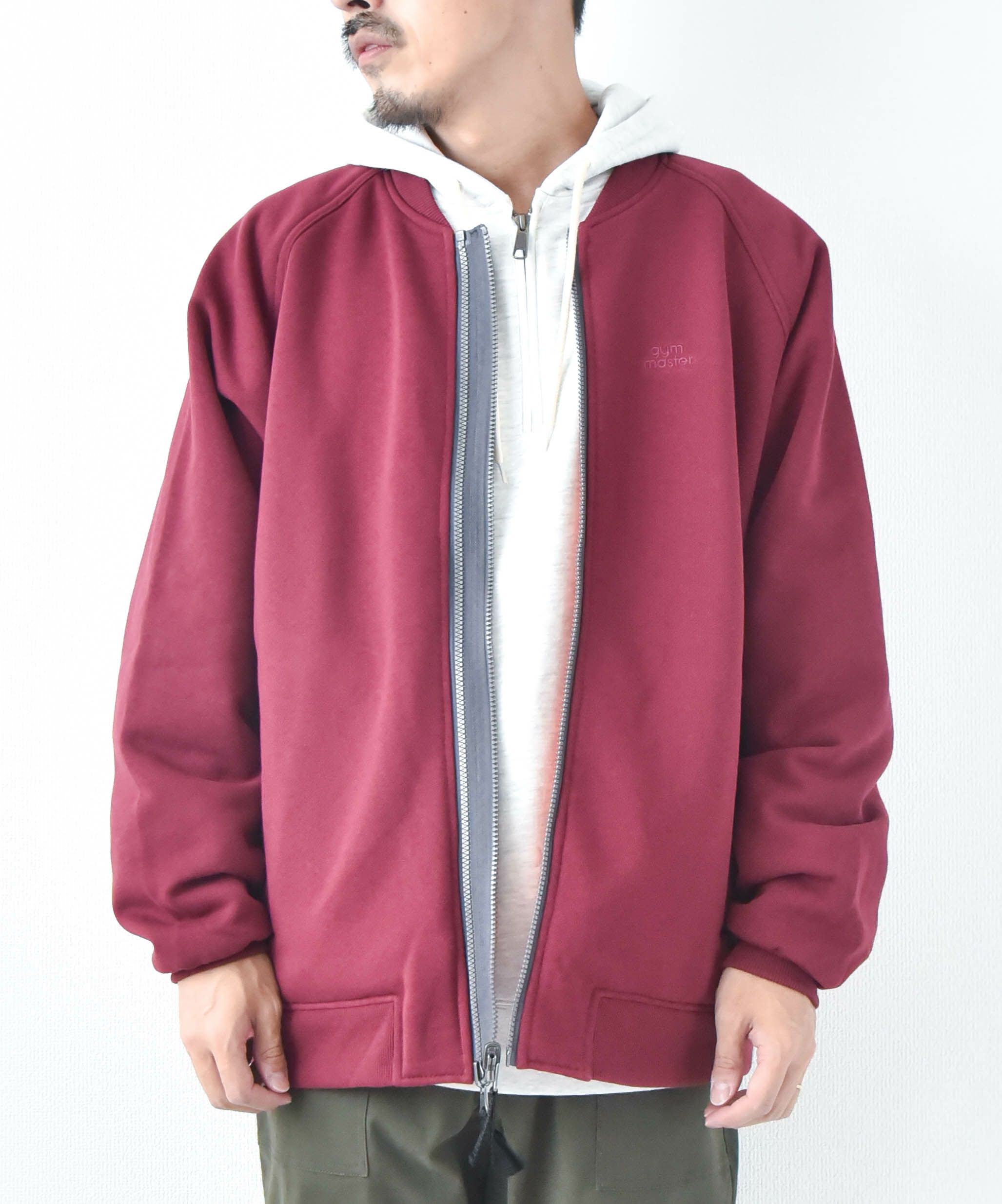 ジムマスター｜12ozヘビー裏起毛スウェットリバーシブルダブルジップジャケット [[G633701]][D]