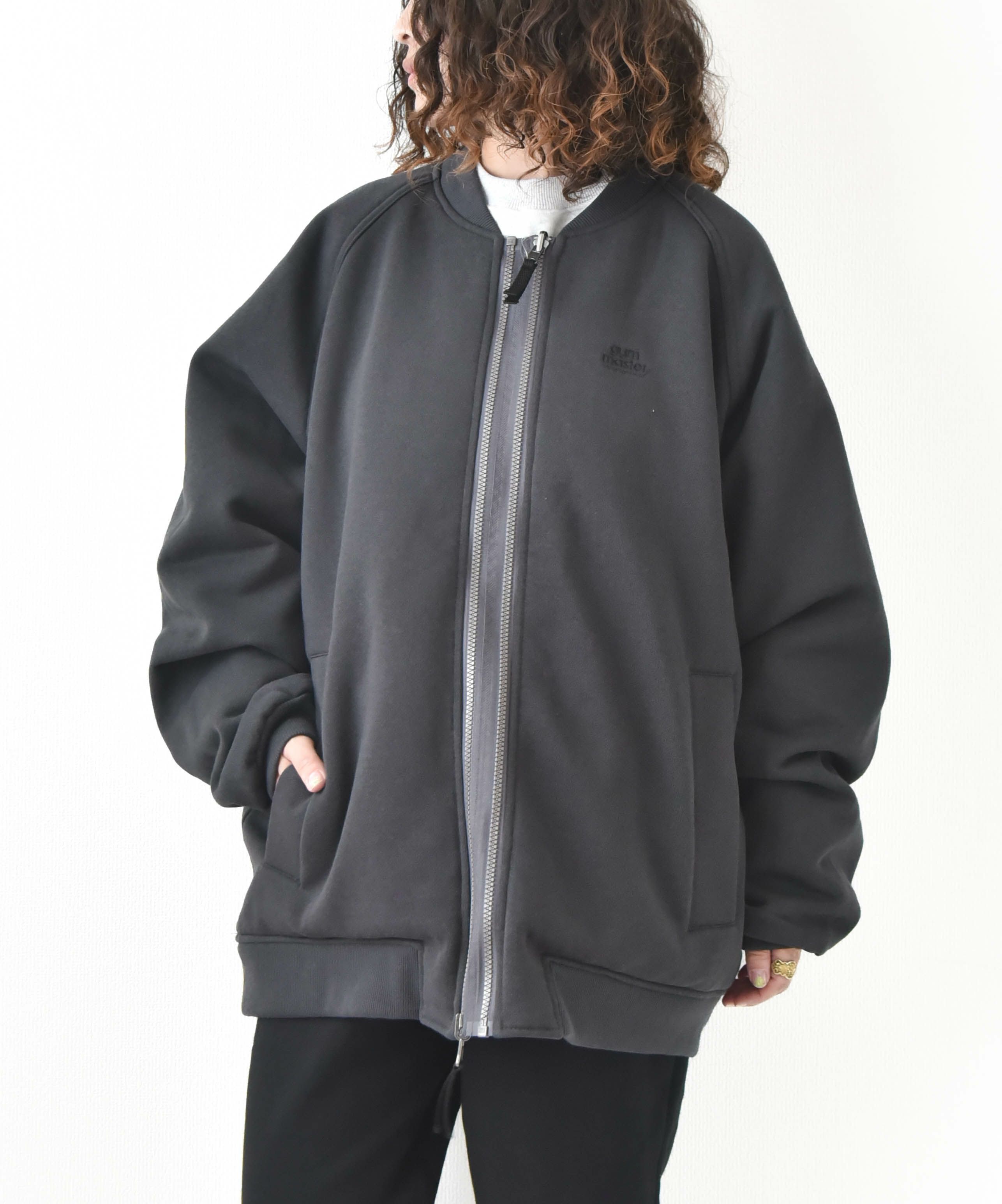 ジムマスター｜12ozヘビー裏起毛スウェットリバーシブルダブルジップジャケット [[G633701]][D]