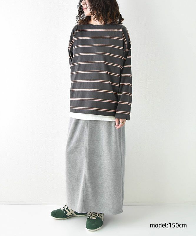 day standard｜ワイドボートネックTee [[853402]][D]