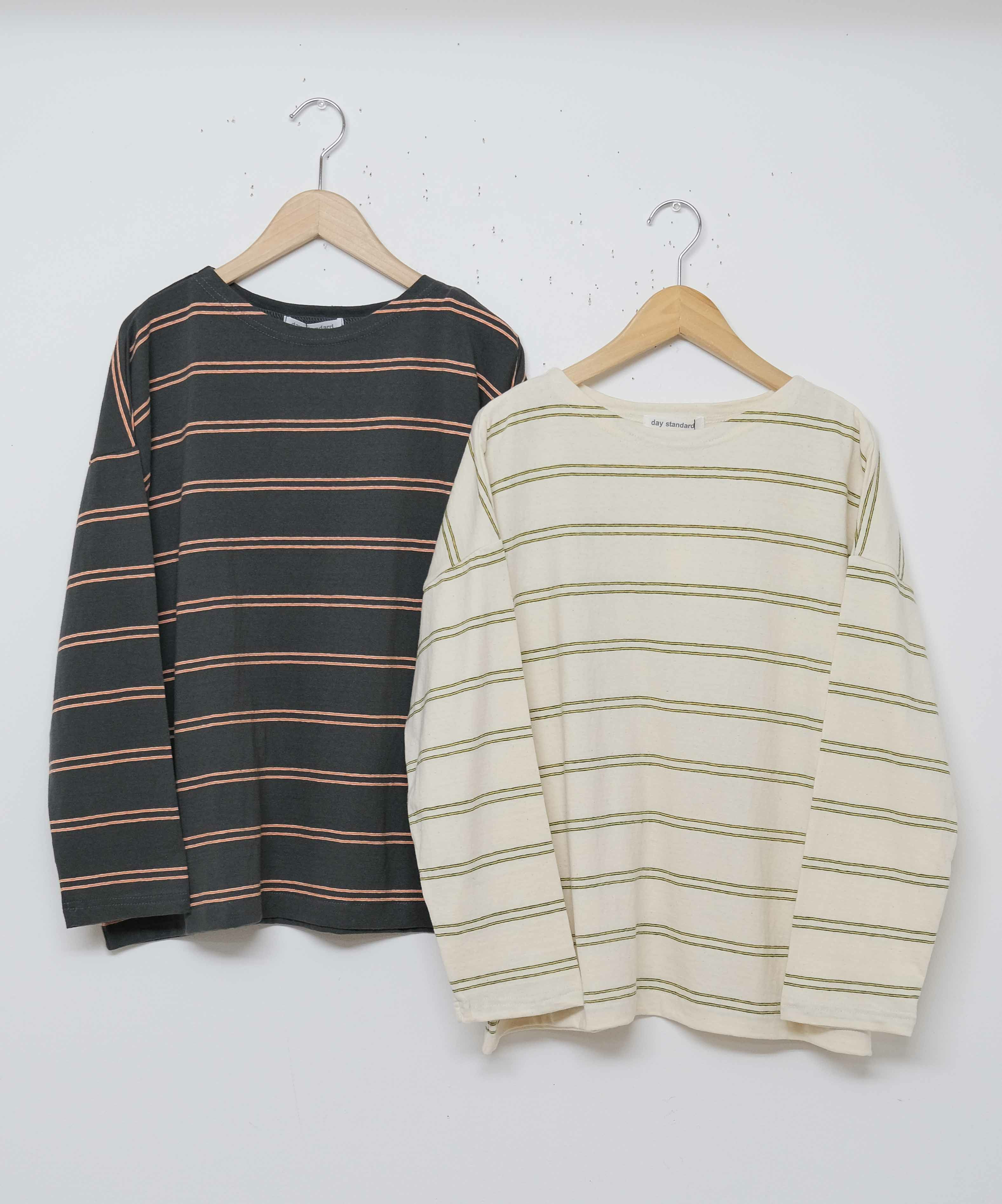 day standard｜ワイドボートネックTee [[853402]][D]