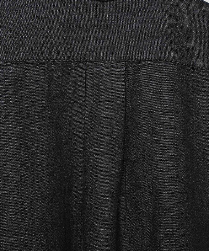 Audience｜「備後」8オンス ムラデニムボタンダウンボクシーAライン長袖シャツ [[AUD6663]][D]