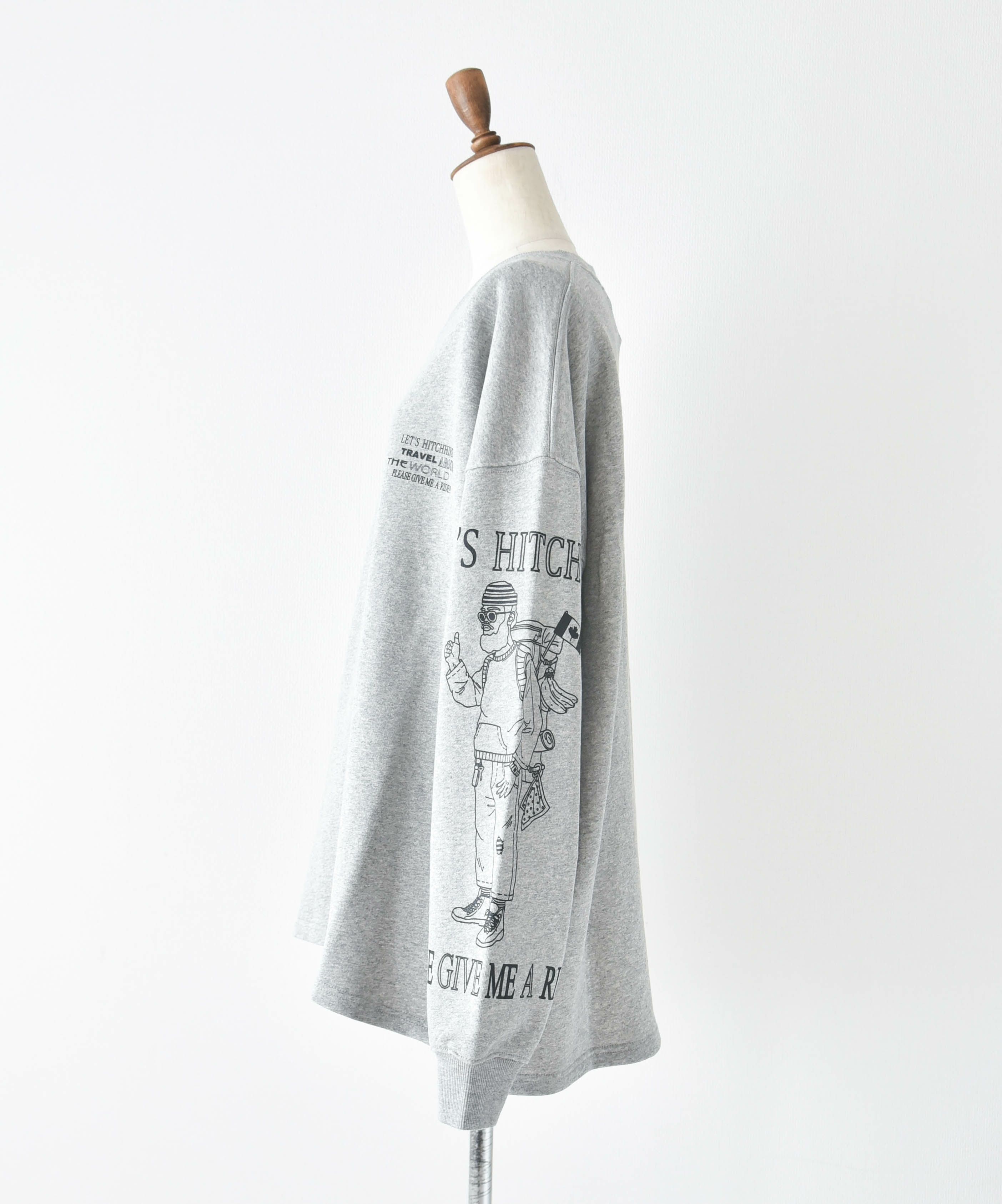 ジムマスター｜10.3oz HITCH HIKE スウェットビッグTee [[G621781]][D]
