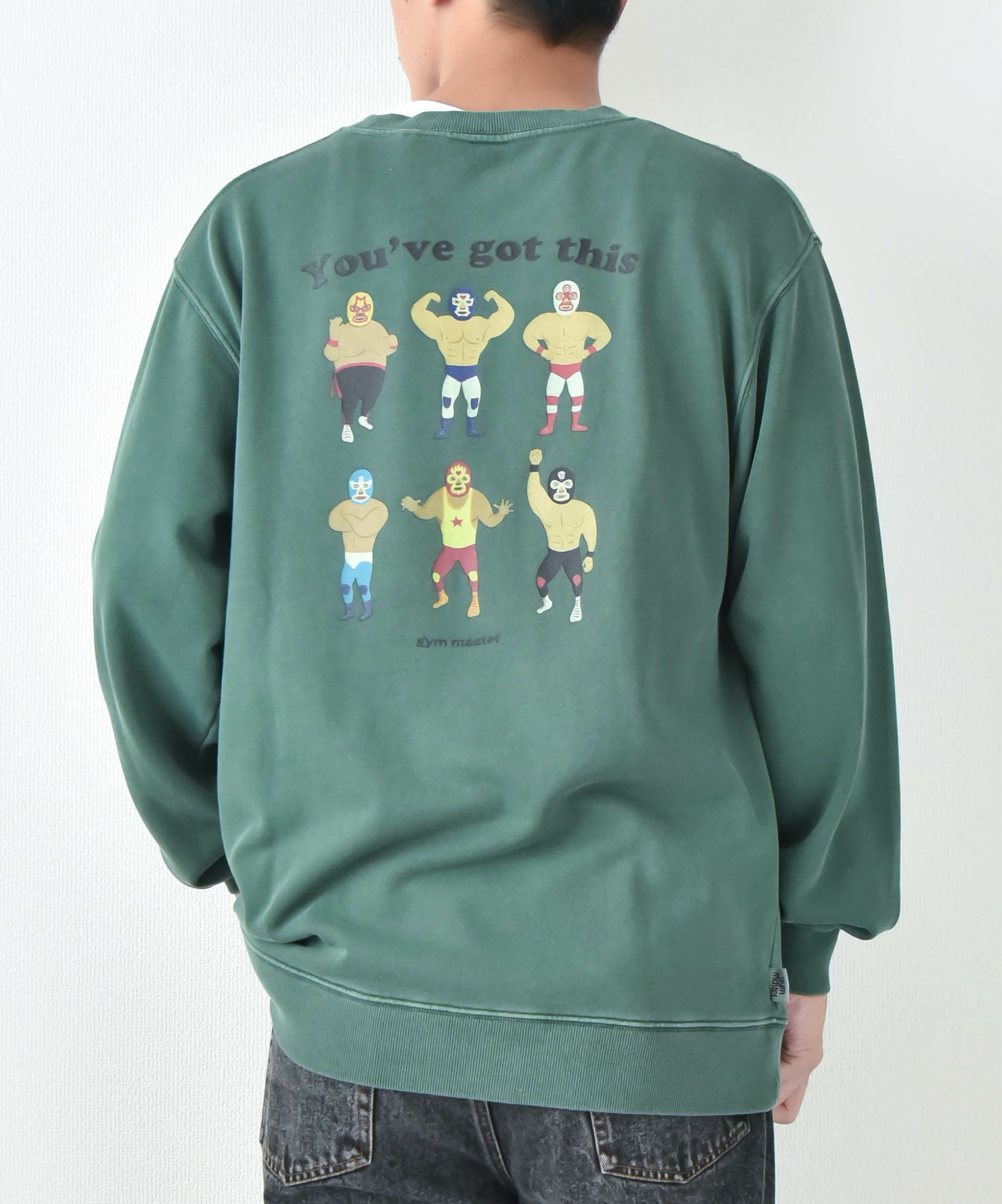 ジムマスター｜9.4oz ピグメント　レスラースウェットシャツ [[G633740]][D]