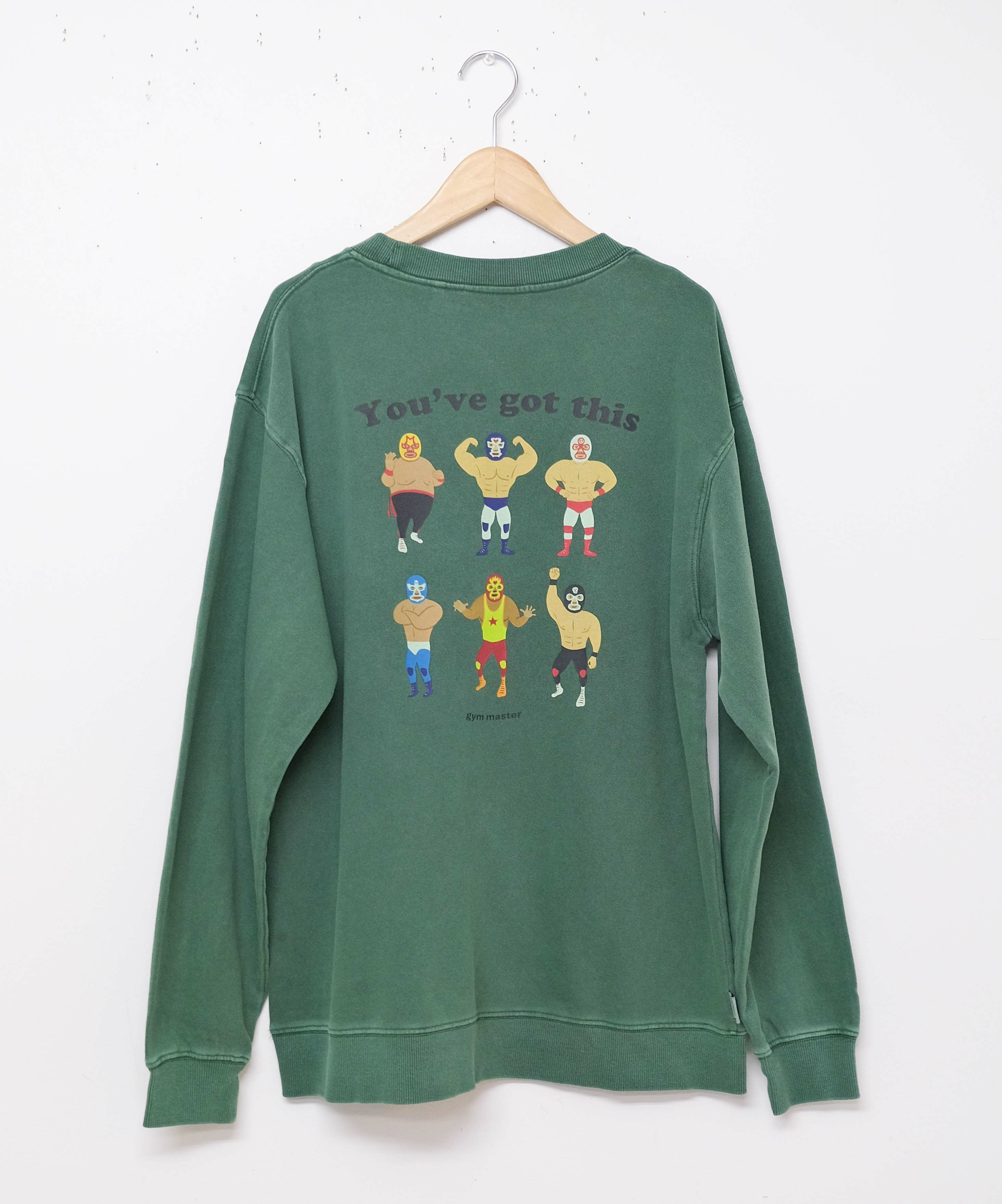 ジムマスター｜9.4oz ピグメント　レスラースウェットシャツ [[G633740]][D]