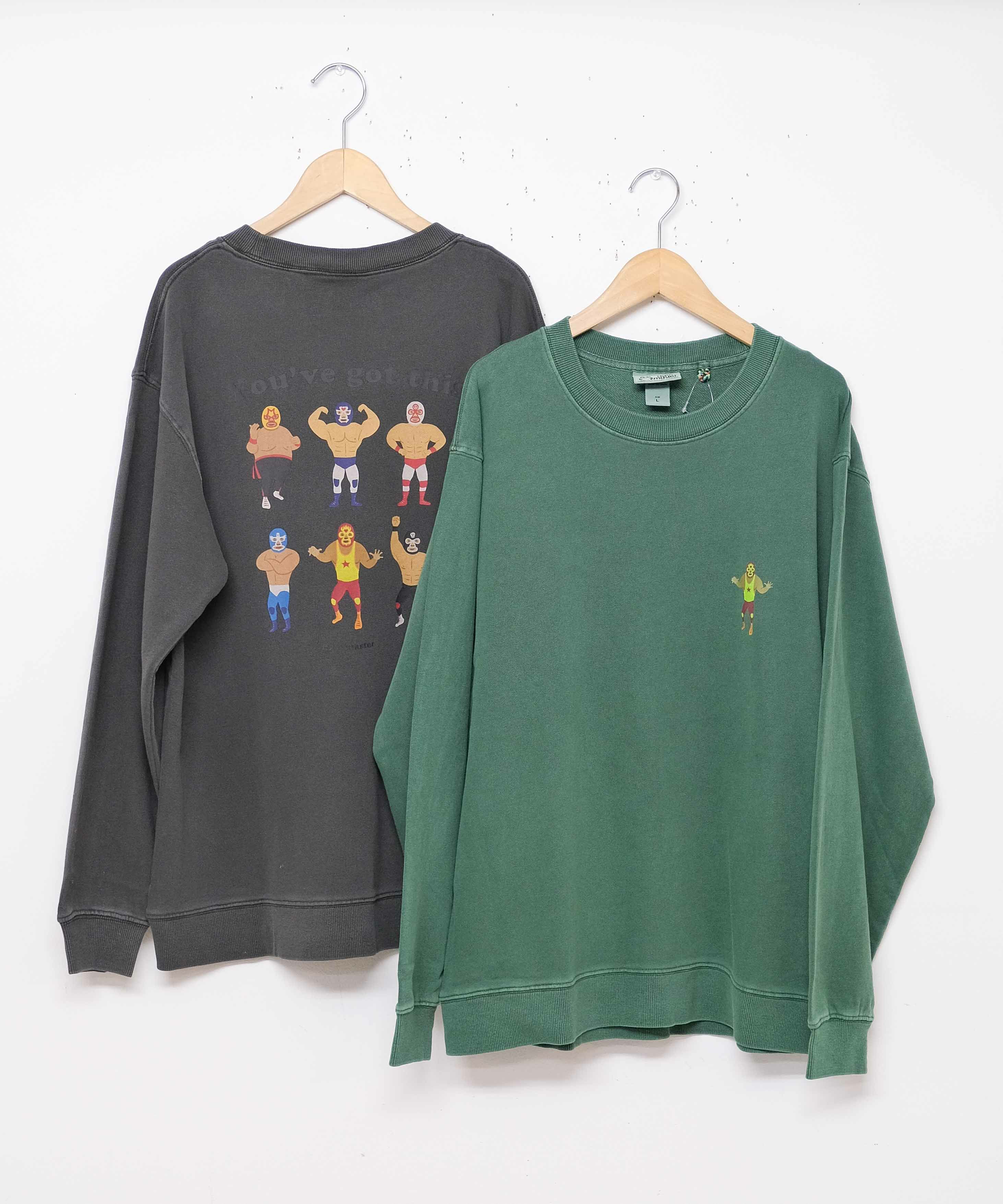 ジムマスター｜9.4oz ピグメント　レスラースウェットシャツ [[G633740]][D]