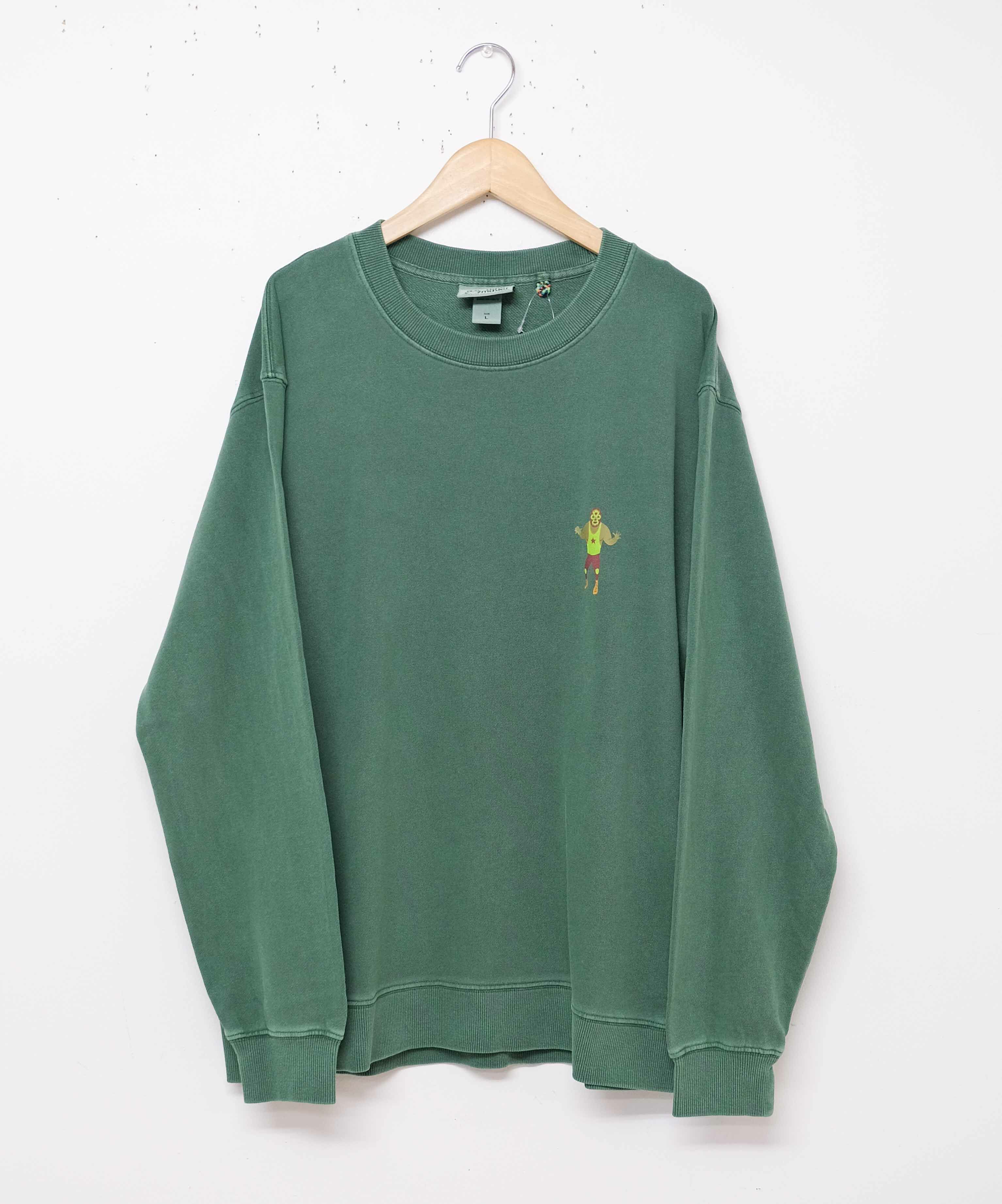 ジムマスター｜9.4oz ピグメント　レスラースウェットシャツ [[G633740]][D]