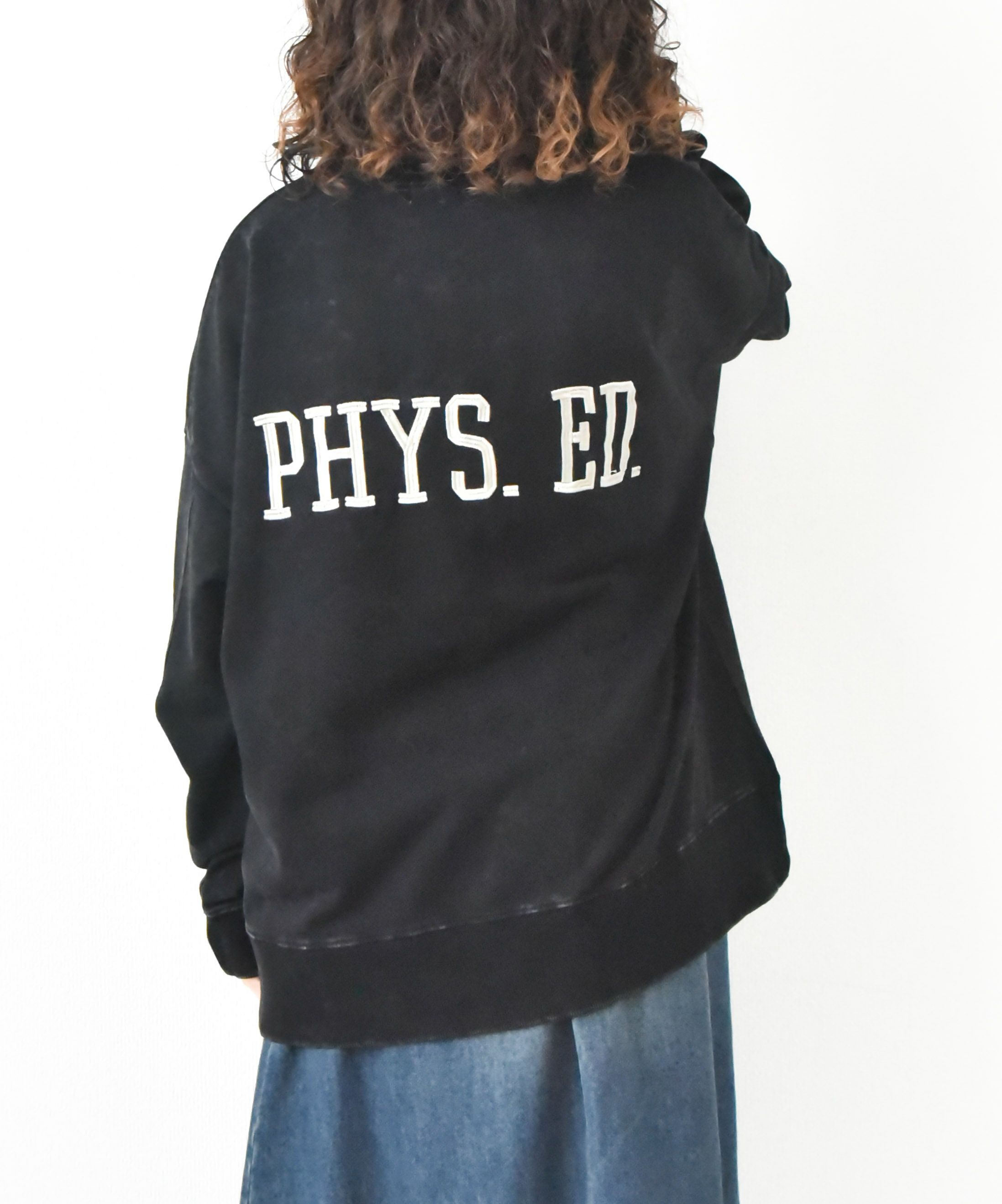 KAKELA&TRANQUIL｜クルーロング刺繍ロゴ [[12507-311-10]][D]