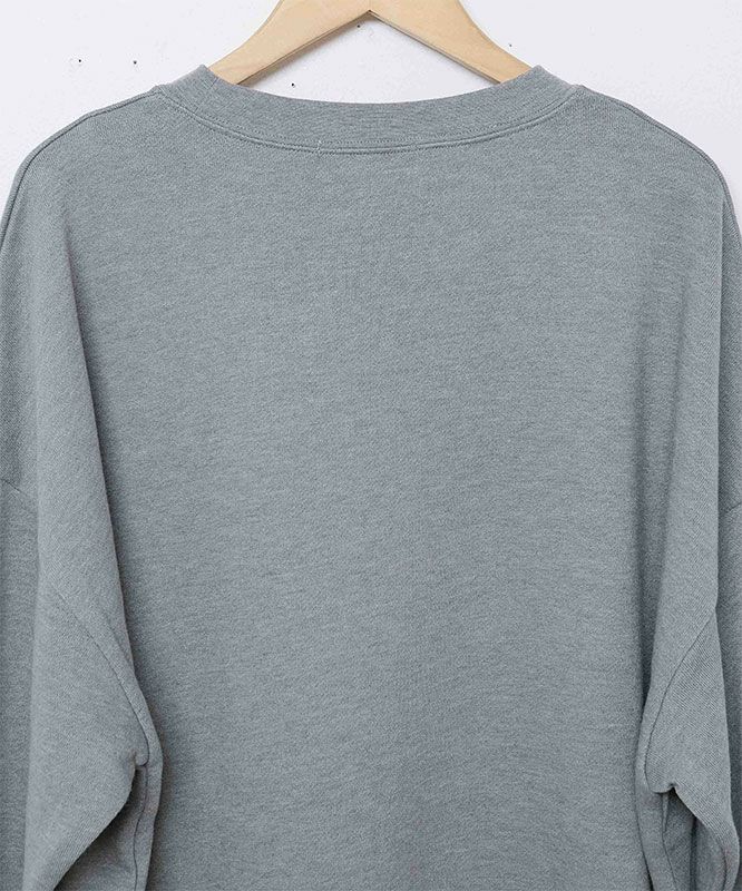 KAKELA&TRANQUIL｜ロングクルーカレッジ刺繍 [[12507-299-10]][D]