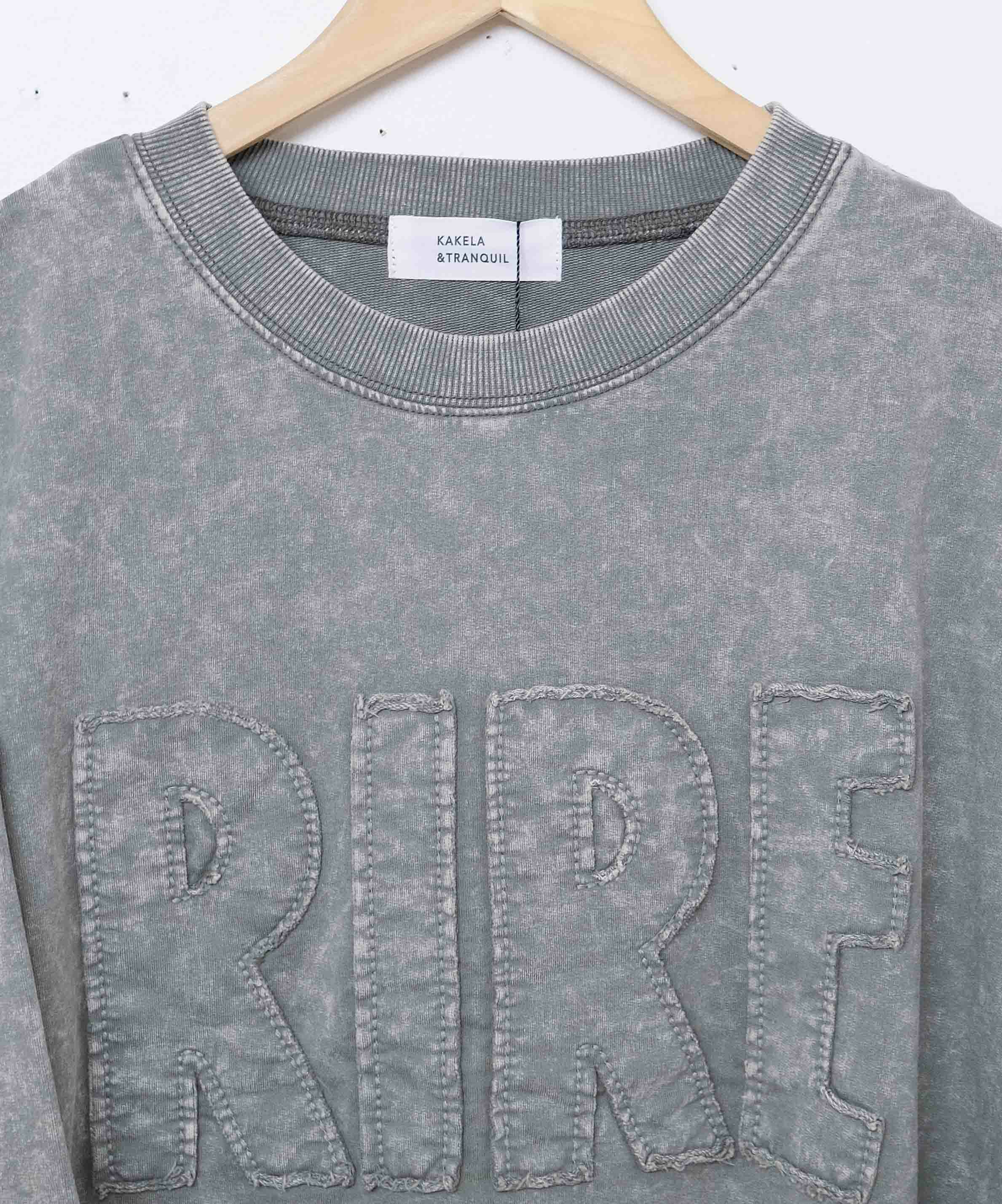 KAKELA&TRANQUIL｜クルーアップリケロゴ [[12507-302-10]][D]