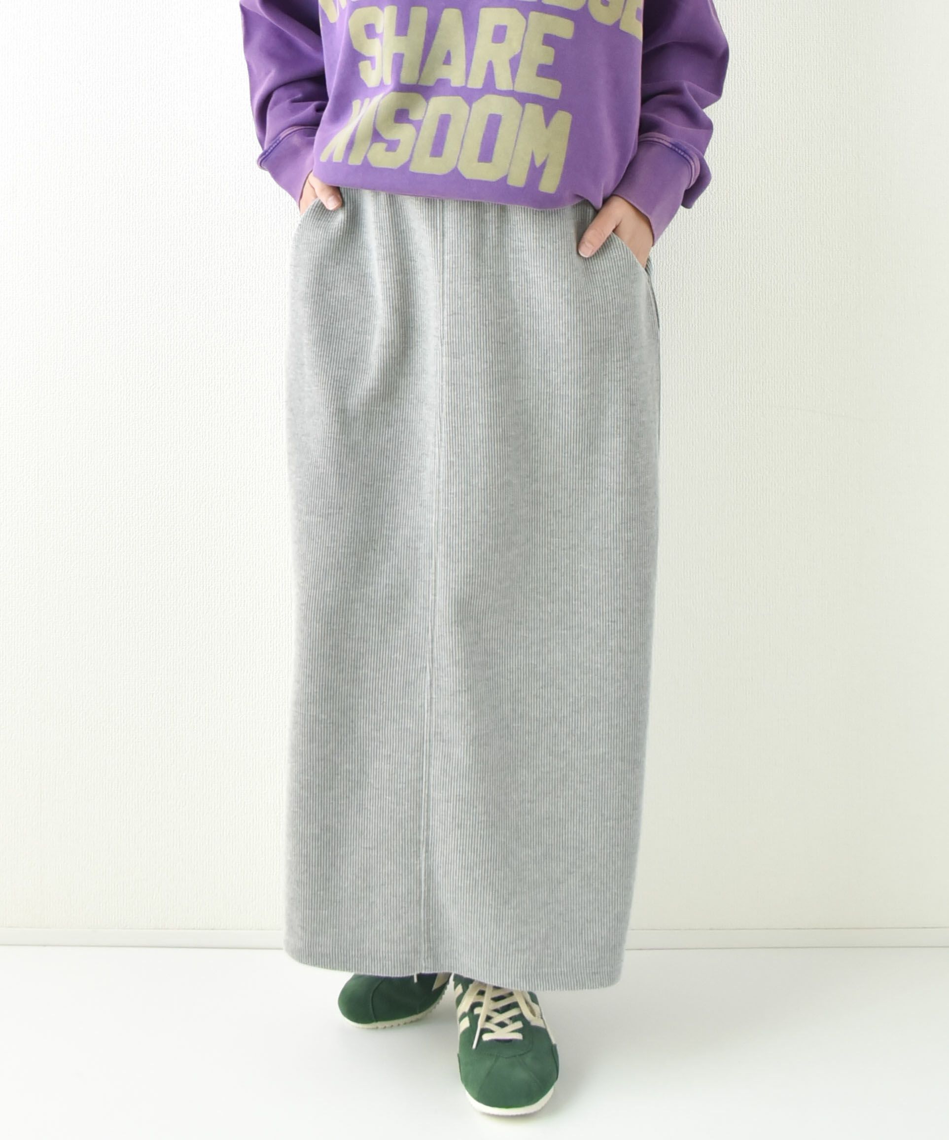 day standard｜細見え　BOX スカート [[854304]][D]