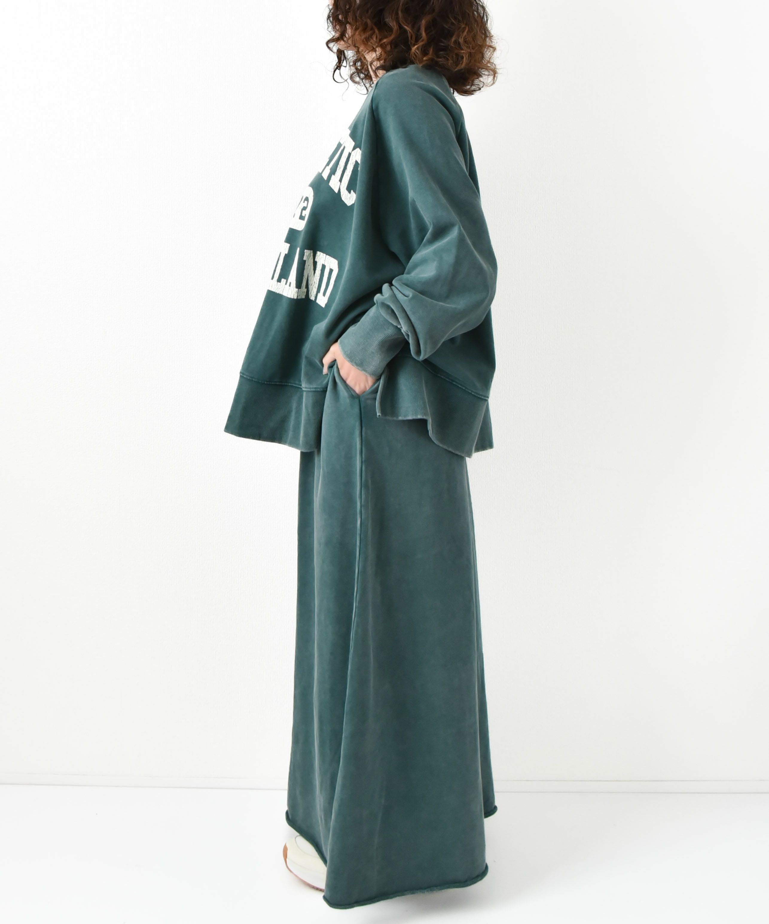 day standard｜ピグメントスウェットスカート [[d-c-009]][D]