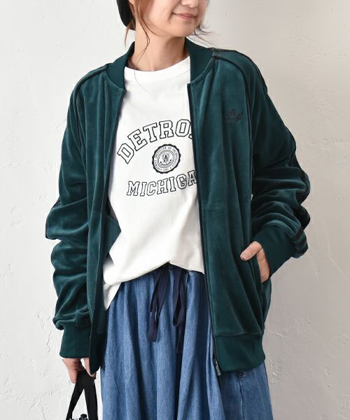 adidas｜ベロア SST トラックトップ [[QD668]][C]