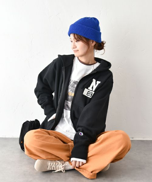 Champion｜ジップフードスウェット [[C3-C113]][C]