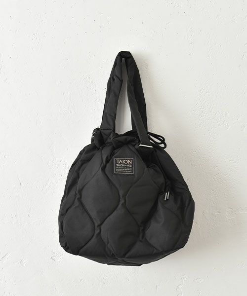 TAION｜ミリタリーダウンキルトトートバック [[TAION-TT02ML-1-M]][C]
