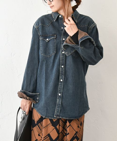 LEVI´S｜ウェスタンデニムシャツ [[85744-0103]][C]
