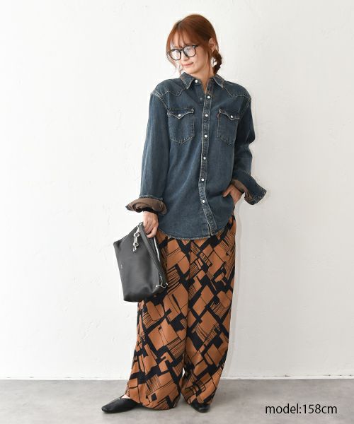 LEVI´S｜ウェスタンデニムシャツ [[85744-0103]][C]