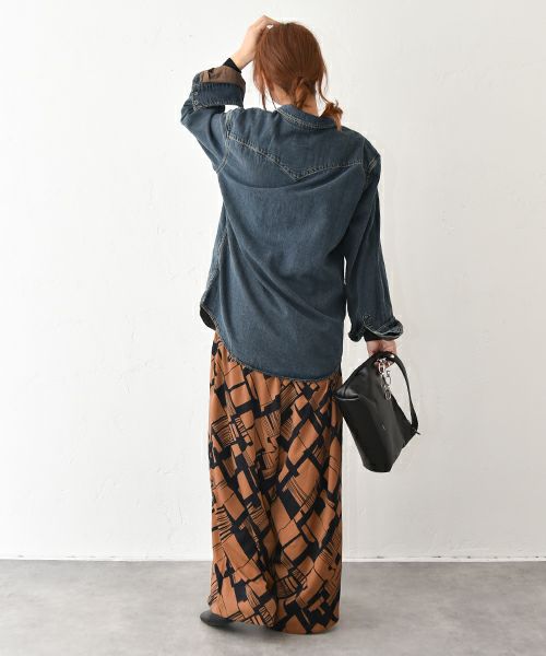 LEVI´S｜ウェスタンデニムシャツ [[85744-0103]][C]