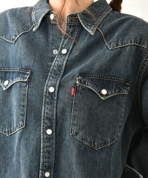 LEVI´S｜ウェスタンデニムシャツ [[85744-0103]][C]