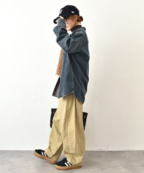  LEVI´S｜ウェスタンデニムシャツ [[85744-0103]][C]