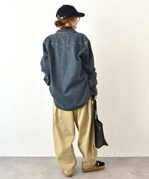  LEVI´S｜ウェスタンデニムシャツ [[85744-0103]][C]
