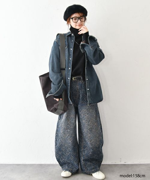  LEVI´S｜ウェスタンデニムシャツ [[85744-0103]][C]