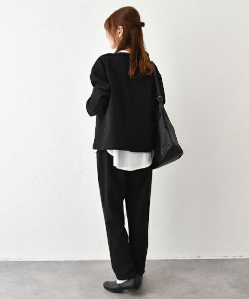 No18｜ウールライクVネックジャケット [[MA-31707]][C]