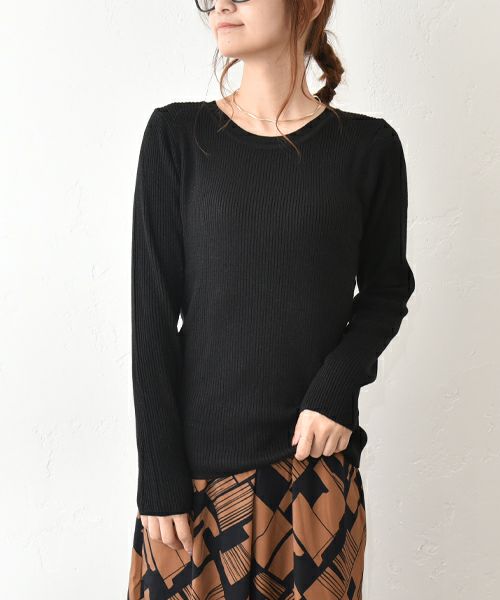 HUMS｜ラメクルーニット [[RNK-25101]][C]