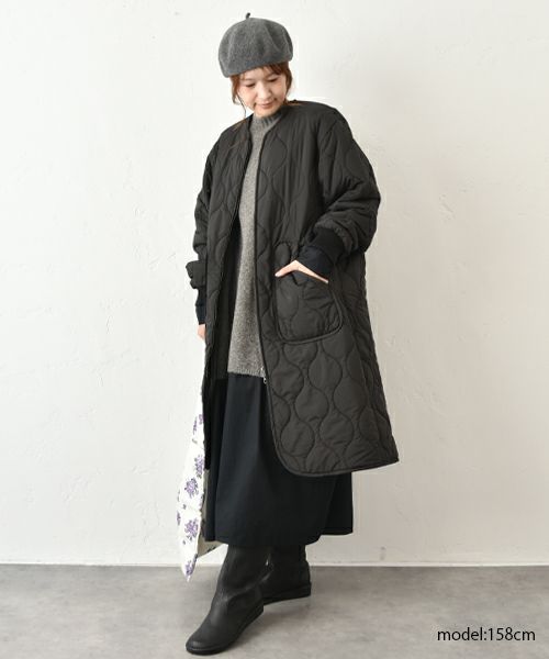 hagumu｜脇スリットポンチョベスト [[125698]][C]