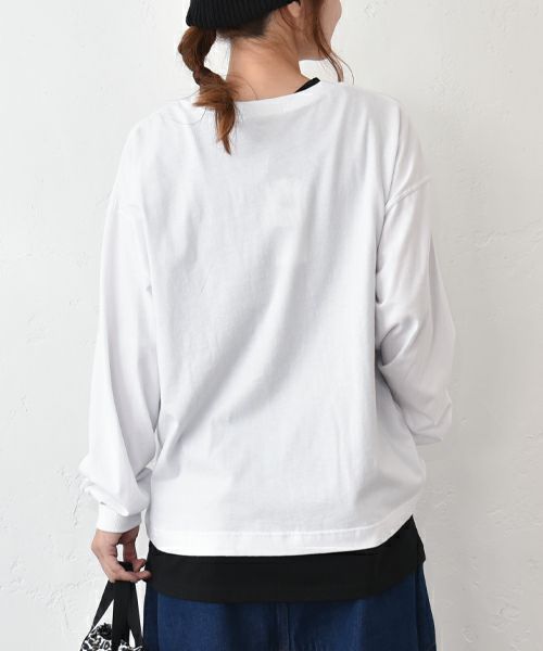 eka::｜ロゴプリント ロンT [[1611883]][C]