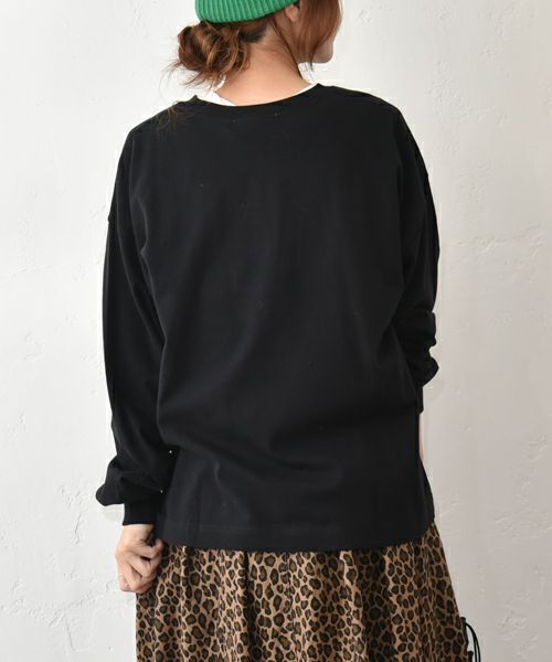 eka::｜ロゴプリント ロンT [[1611883]][C]