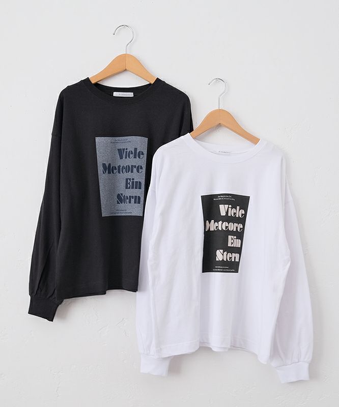 eka::｜ロゴプリント ロンT [[1611883]][C]