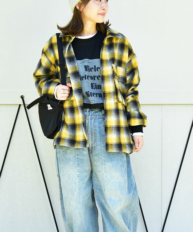 Gives a sense of fullment｜チェック柄ジャケット [[653400]][C]