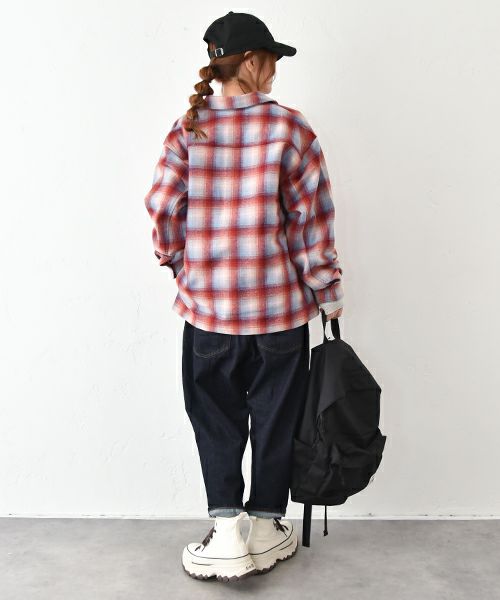 Gives a sense of fullment｜チェック柄ジャケット [[653400]][C]