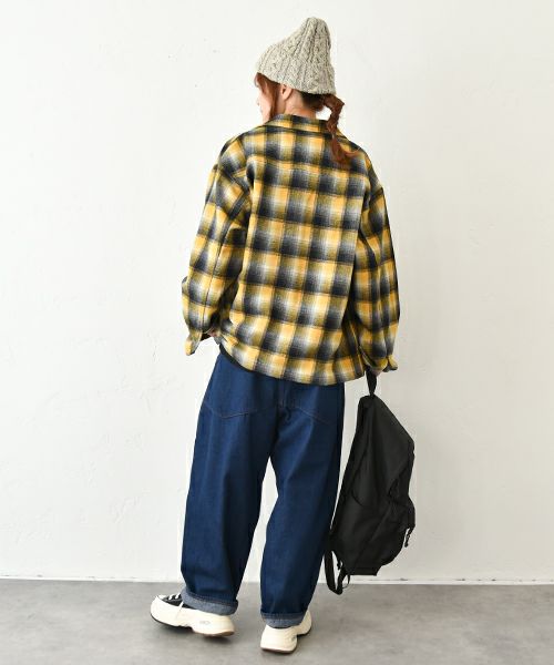 Gives a sense of fullment｜チェック柄ジャケット [[653400]][C]