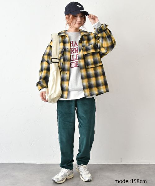 Gives a sense of fullment｜チェック柄ジャケット [[653400]][C]