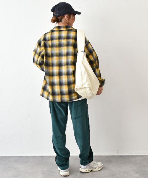 Gives a sense of fullment｜チェック柄ジャケット [[653400]][C]
