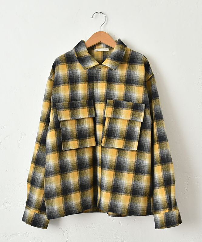 Gives a sense of fullment｜チェック柄ジャケット [[653400]][C]
