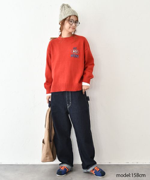 Gives a sense of fullment｜SAY NO MORE ニット [[853007]][C]